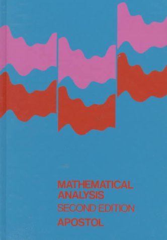 Portada del Análisis matemático (de Tom M. Apostol)